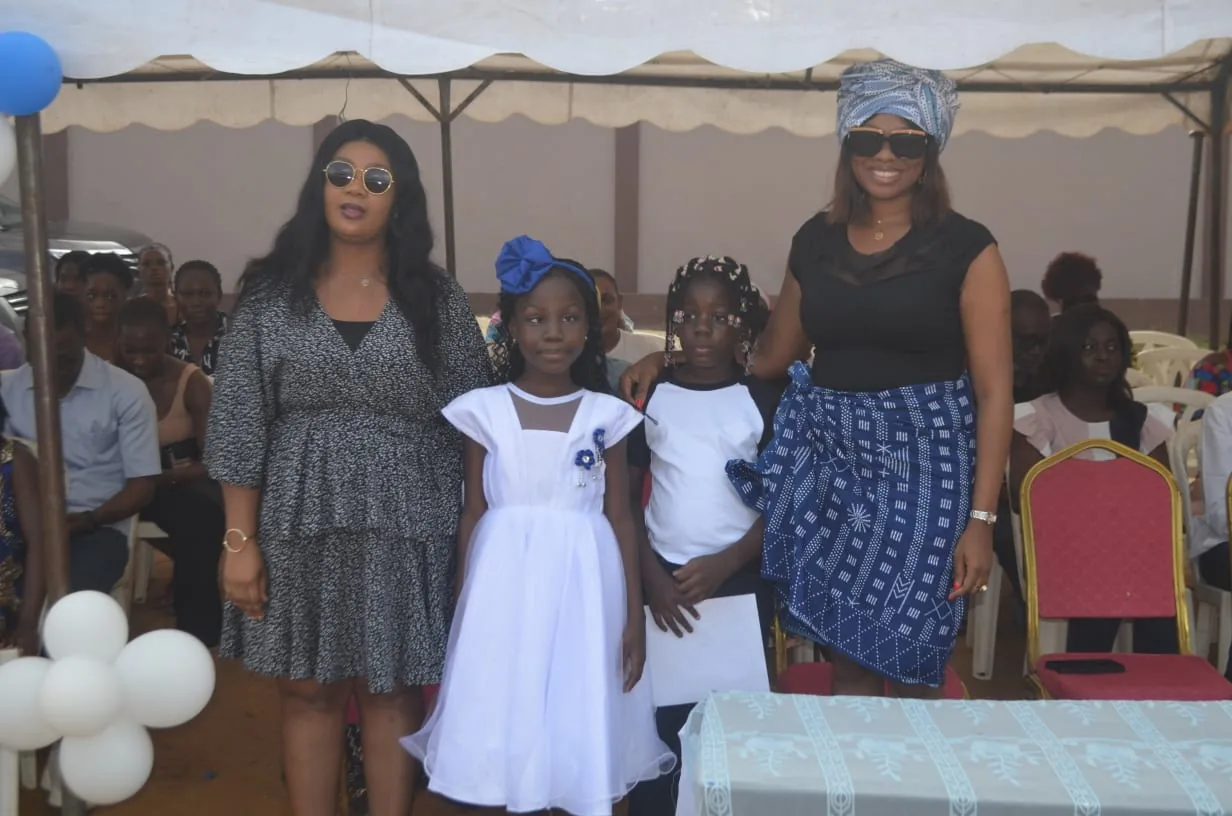 A moment shared with families